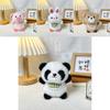 Adorable Plush Animal Keychain Featuring Cute Bear Pig Rabbit Panda And Fox Designs