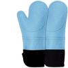 Nine Likes Hitzebeständige Silikonhandschuhe zum Backen - Dick, Qualitätsisolation