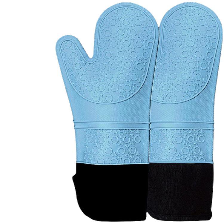 Nine Likes Hitzebeständige Silikonhandschuhe zum Backen - Dick, Qualitätsisolation