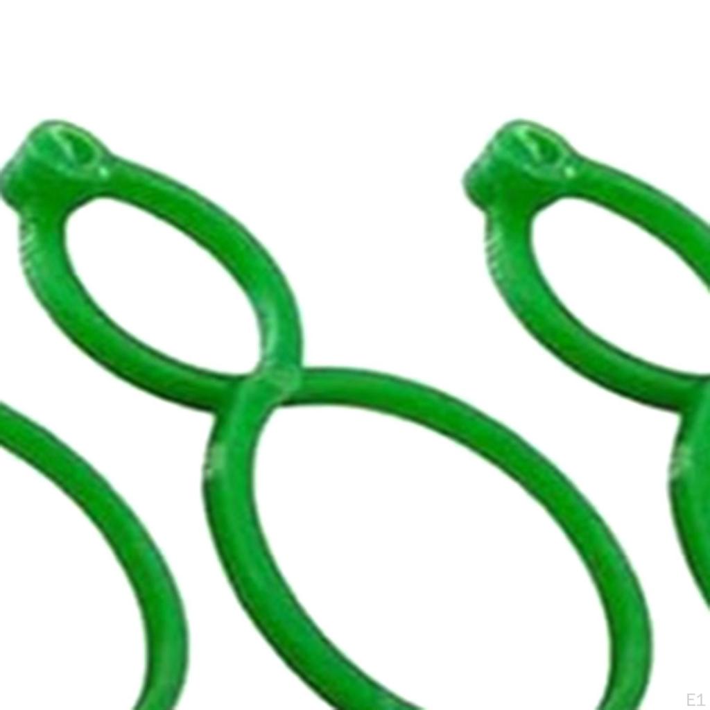 500x Pflanzenclips Gartenblumenstütze Gartengeräte Vielseitige Rankgitterkäfige Klemmen für
