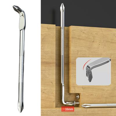 Cacciavite a L Ergonomico Punte per Cacciavite Angolo Retto 90 Gradi Gomito Magnetico Chiave Inglese Chiave Chiave Strumento a Mano