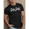 European Size Men'S Summer T-Shirt Top for Fathers of Two Children