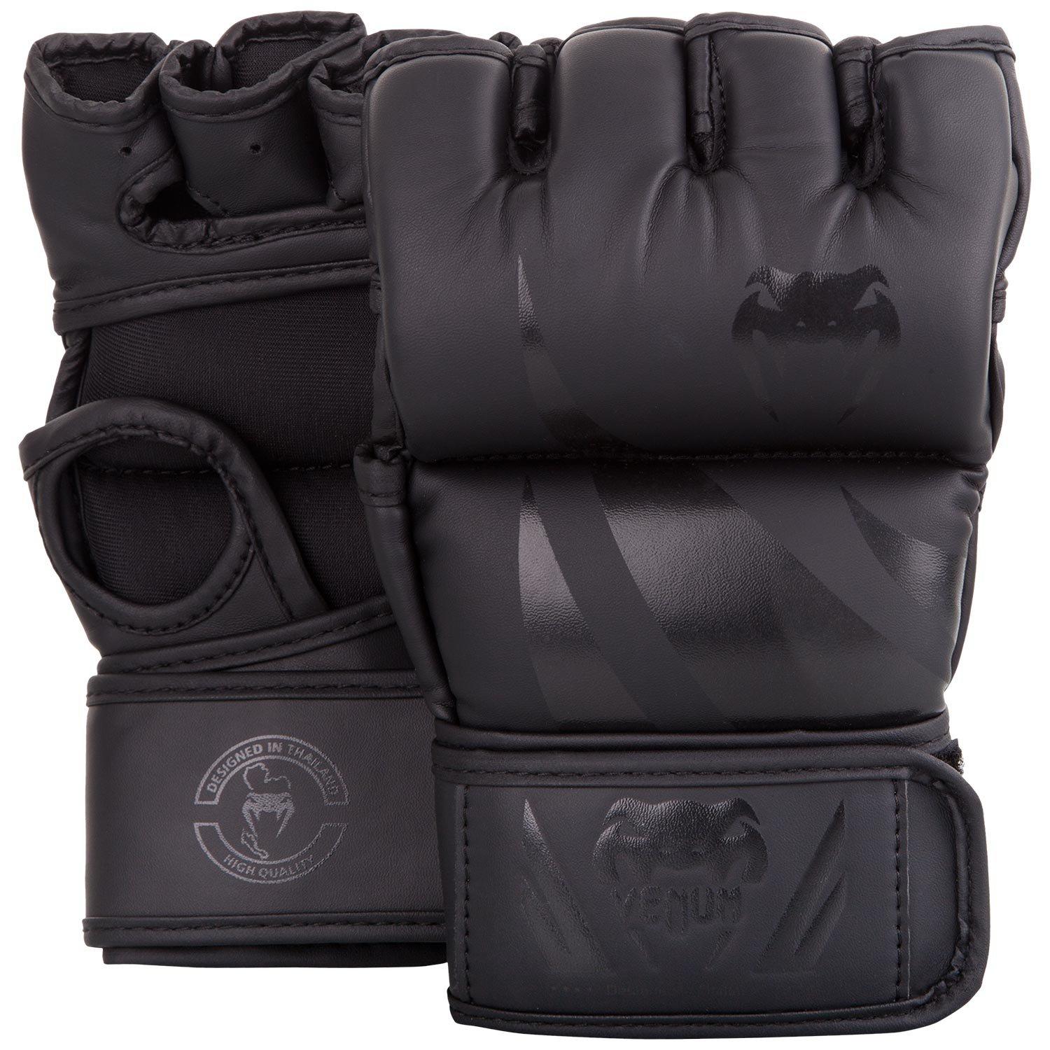 

VENUM Thumbless MMA Challenger Gloves, (Black/Black) (M)