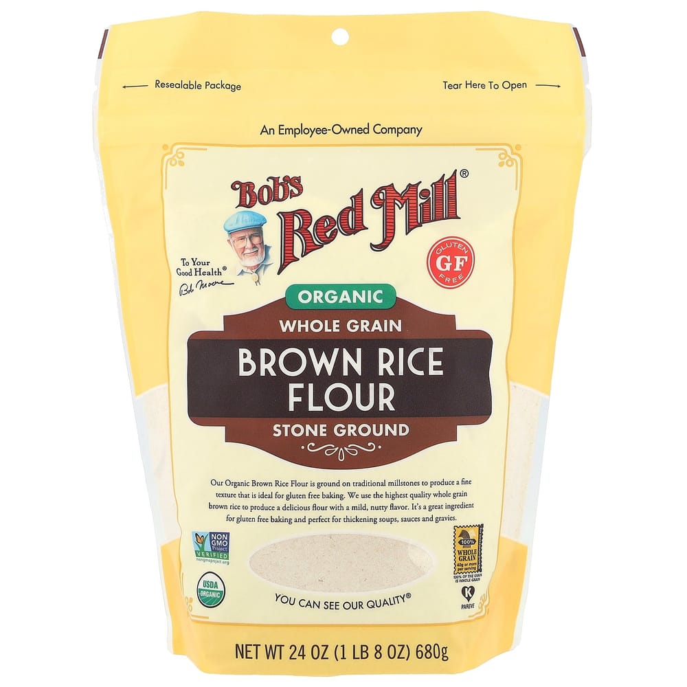 Bobs Red Mill Whole Grain Brown Rice Flour 680g (24oz)