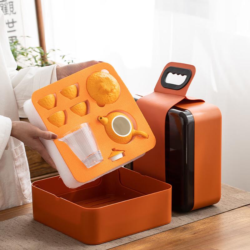 Portable Chinese Ceramic Travel Tea Set