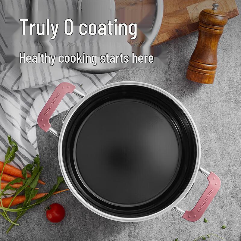 COOKER KING 22cm Enamel Multi-Cooker Pot