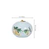 Blue-green Porcelain Tea Leaf Jar Round Orchid Ceramic Decorative Jar Multifunctional Home Candy Coffee Bean Herbal Sealed Box