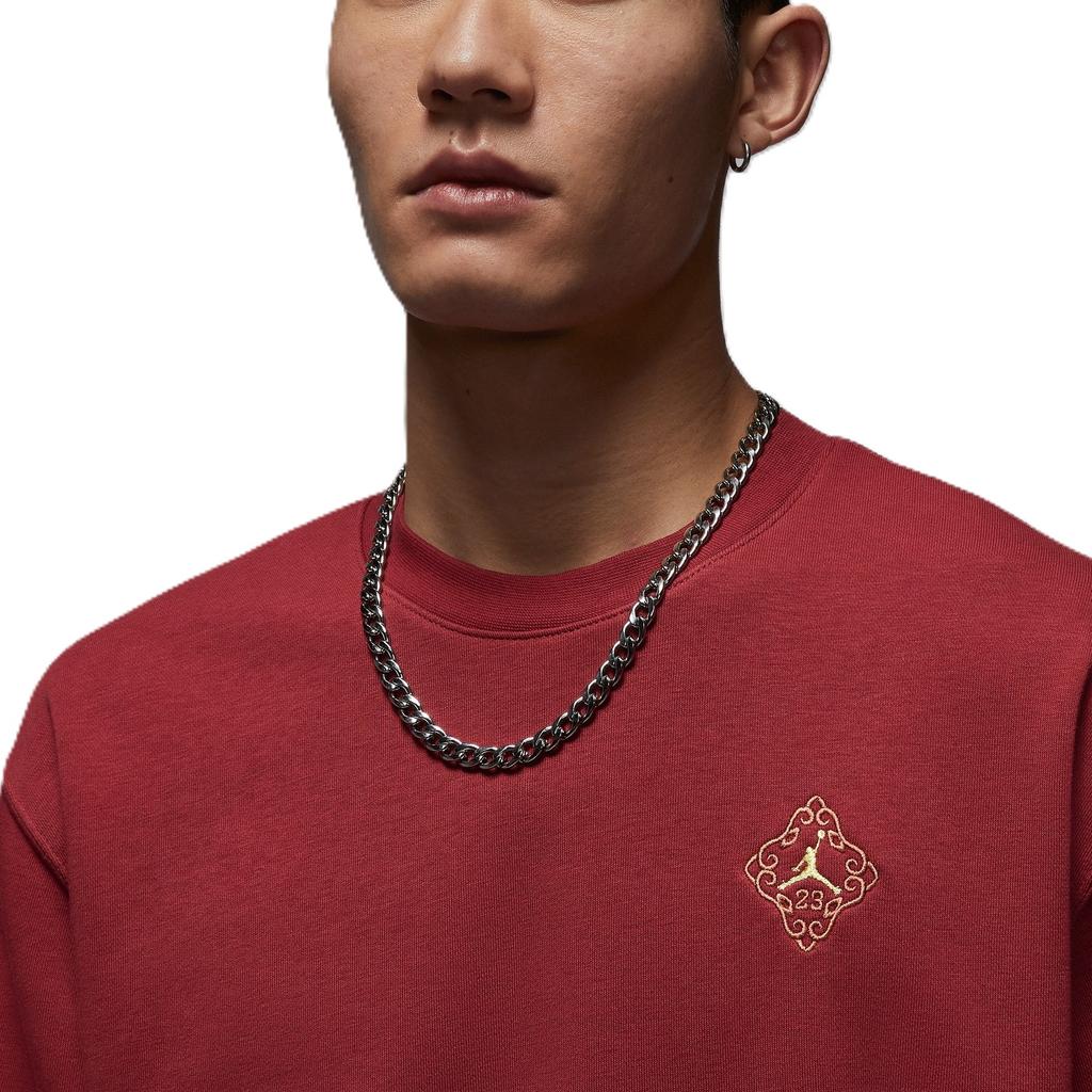 Jordan Flight Fleece New Year Series Knit Crewneck Sports Sweatshirt Men sweatshirt IR0113613