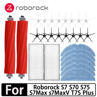 Roborock S7 S70 S75 S7Max S7 Maxv Ultra T7S Plus S7 Pro Ultra Accessories Main Brush Hepa Filter Mops Robot Vacuum Cleaner Parts