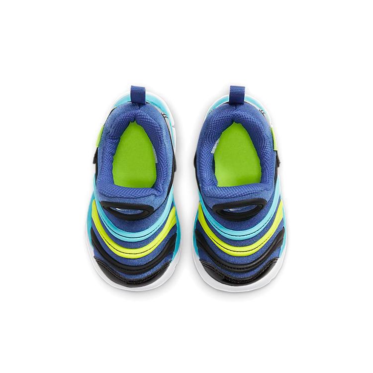 Nike Dynamo Free Low top Toddler Shoes Black Blue Yellow Infant And Toddler 343938-434
