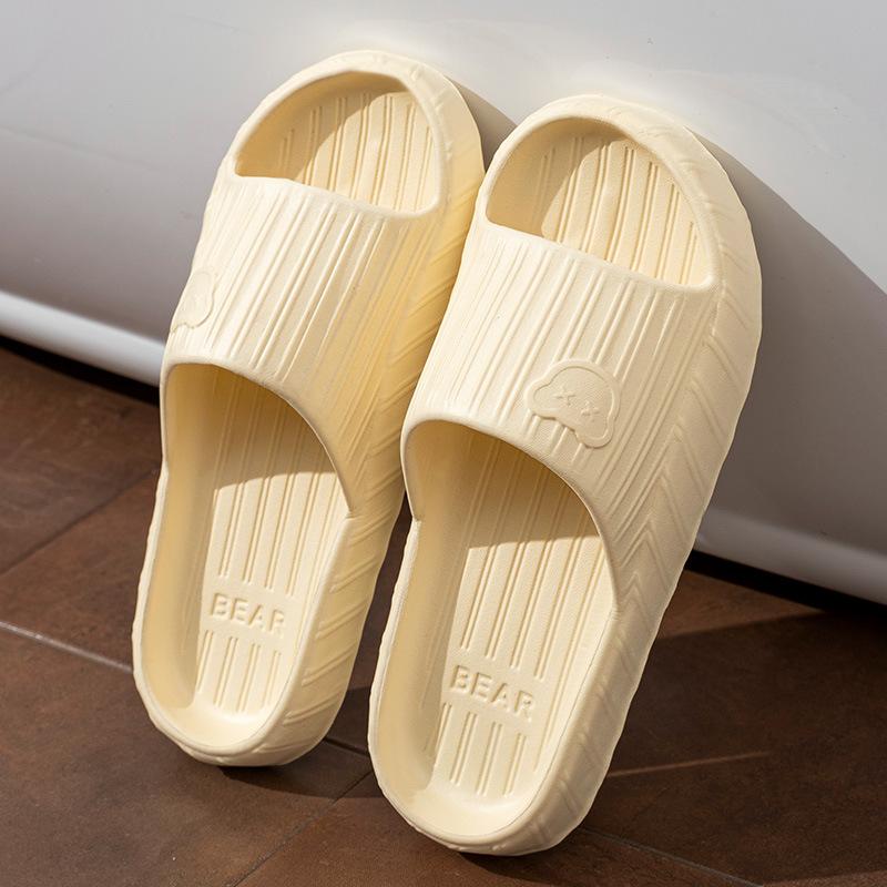 EVA Couple Cool Slippers Women's Summer Indoor Home Home Bathroom Bathing and Stepping On Shit Thick Soft Bottom Non-slip Outer Wear Men