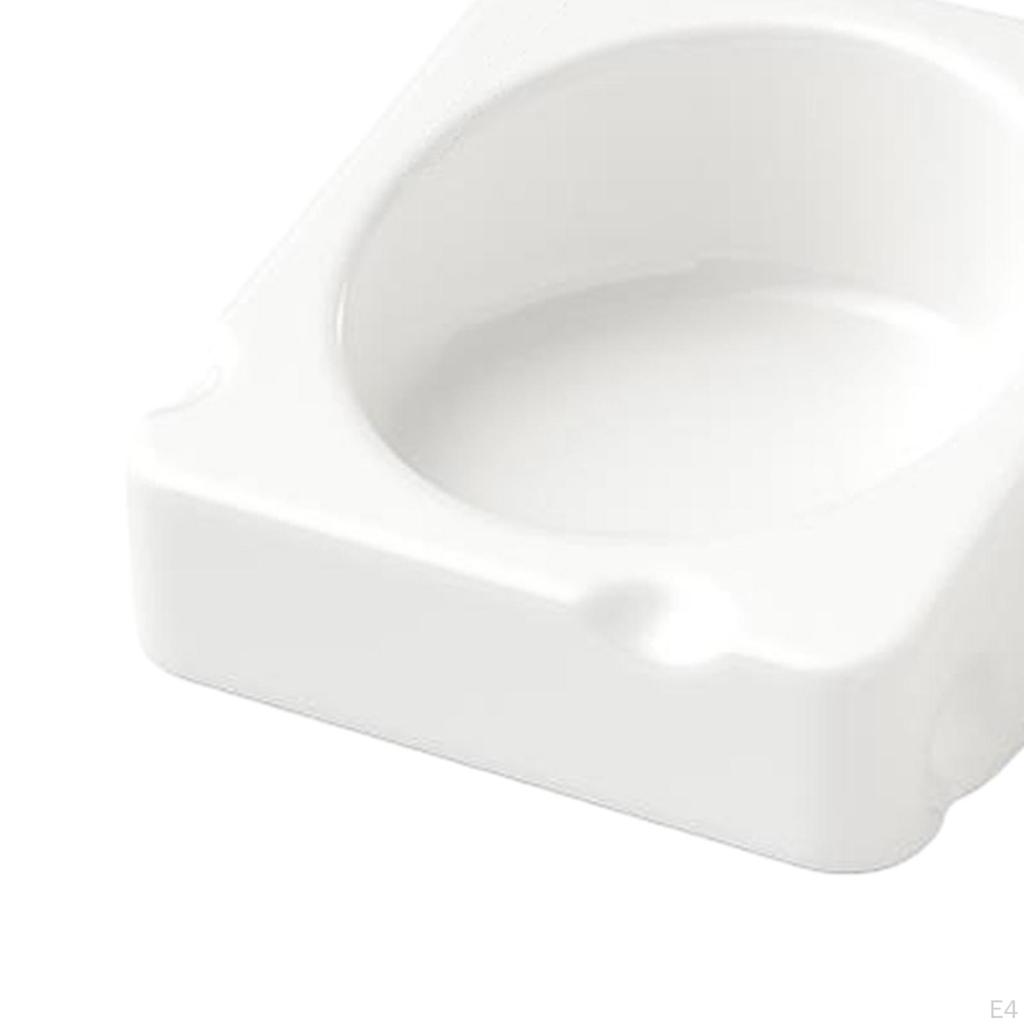 Compact Hamster Food Dish - Sturdy Ceramic Feeding Bowl for Small Pets