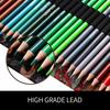 36/48/72 Colored Pencils Adult Coloring Book Professional Coloring Drawing Set Art Coloring Pencils with Roll Up Canvas Bag Artist Students Sketching