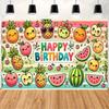 1 item cute fruit birthday birthday banner and flag decoration cake table photoshoot studio party decoration