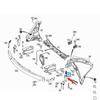 Mercedes-Benz W204 Headlight Bracket Clip (2046200685, 2046200785)