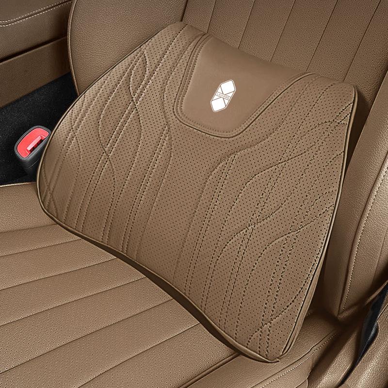 Zhijie S7/R7 & Xiangjie S9 Headrests, Lumbar Supports, Seat Cushions: All-Season, Comfortable, Breathable Leather Interior.