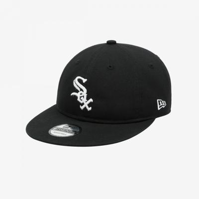 New Era Chicago White Sox Lange Klep Ongevoerde Baseballpet Zwart 14881513