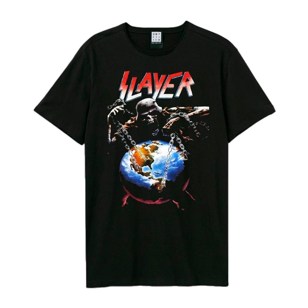 Slayer Amplified World Official T-Shirt Mens S