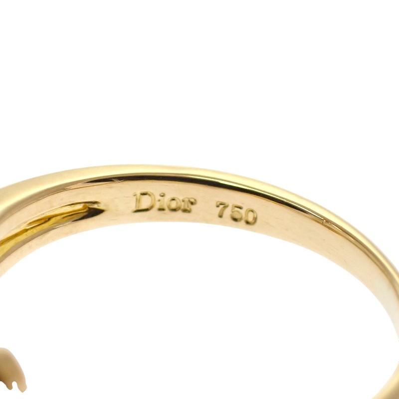 Dior  #10(JP Size) ring K18 yellow gold Women