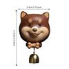 Kreative Holz Süße Hunde Türklingel Tiermotiv Dekorative Cartoon Türklingel Eingangserinnerung Windspiel Türklingel Ornament Zuhause
