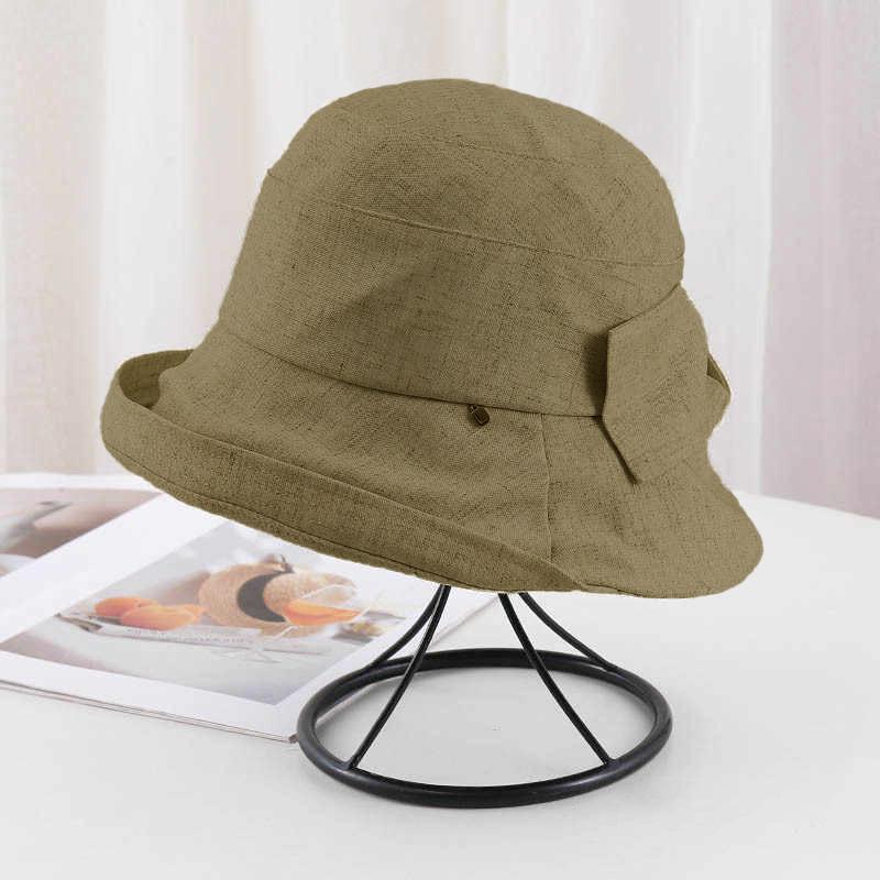 

Hat women s spring and summer fashion simple solid color versatile bucket hat sunshade sun hat One Size