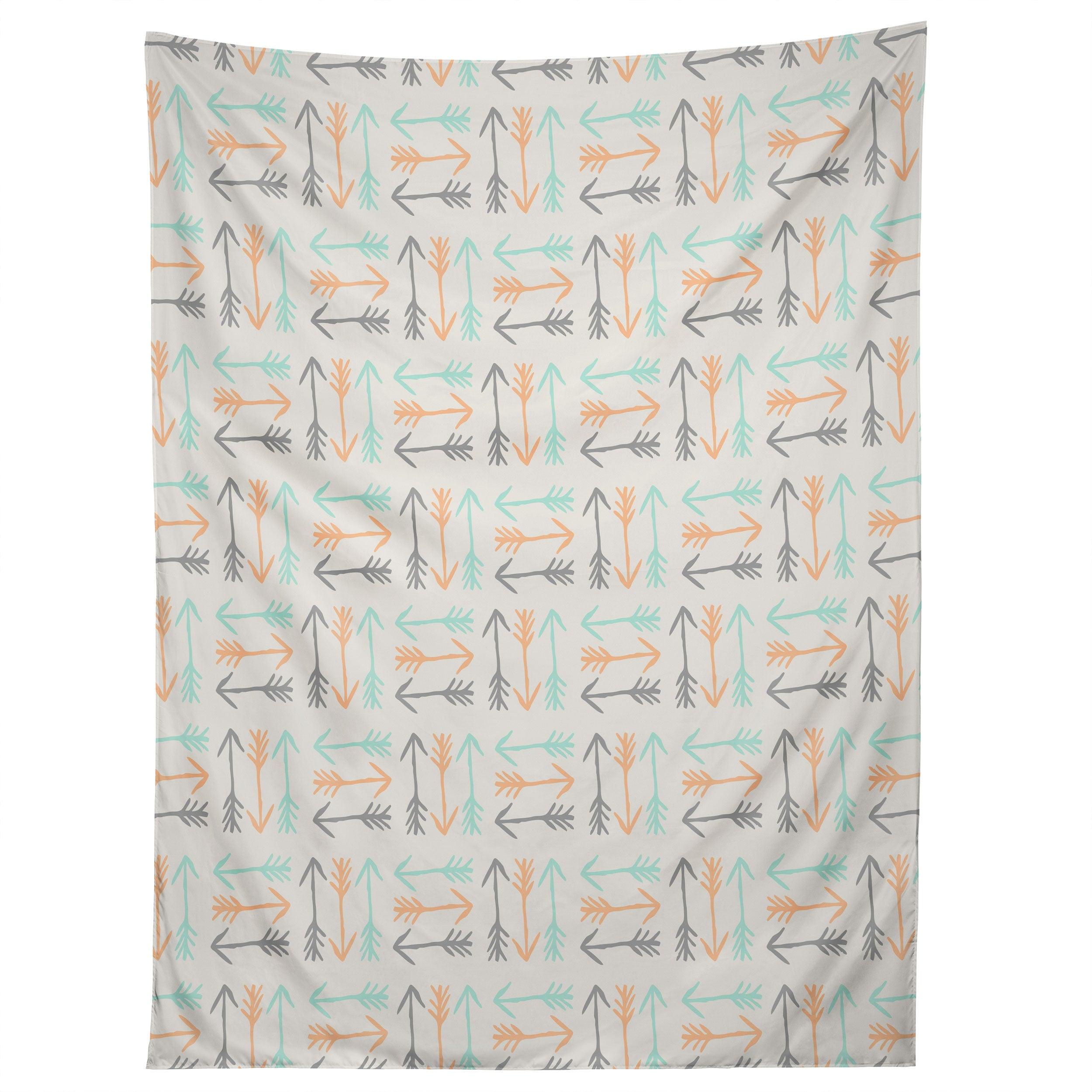 PEACHY ARROWS PATTERN tapestry 75x100