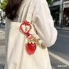 3D Strawberry Keychain AIXUANCute Heart-Shaped