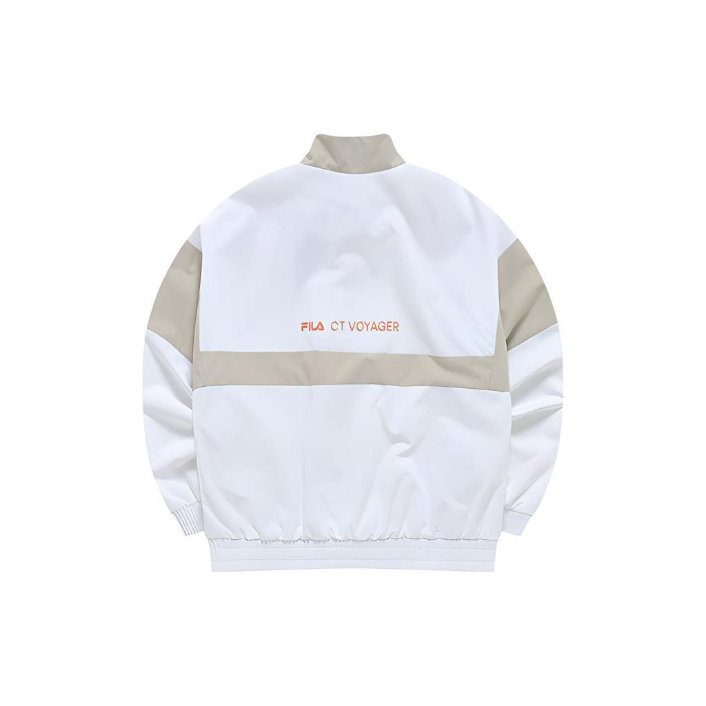 Fila Fusion Color Block Outdoor Casual Jacket Women Jackets White T11W211708FWT