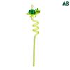 Summer Cartoon Creative Plastic Straw Marine Animal Curved Straw Kids