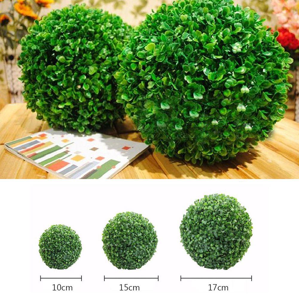 Hanging Simulate Party Home Outdoor Yard Grass Ball Garden Decoration Artificial Plant Leave Ball