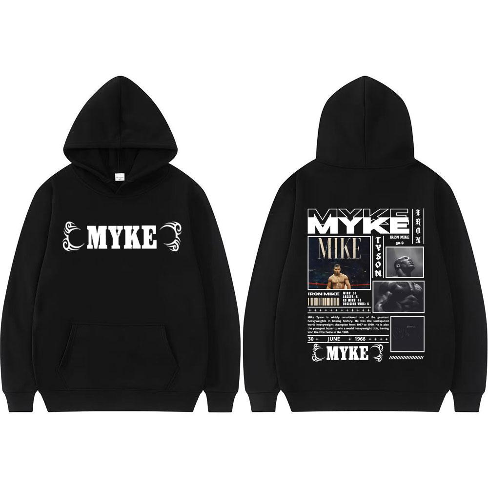 Limited Iron Mike Tyson Print Pullover Men Women Clothing High Quality Casual Hoodie Unisex Vintage Harajuku Classic Sweatshirts