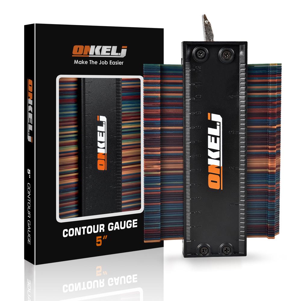 Contour Gauge with Lock - Woodworking Measuring and Shaping Tool for Irregular Arcs