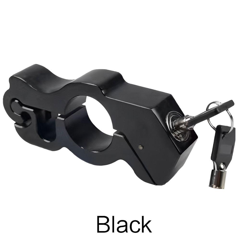 

Anti-Theft Motorcycle Handlebar Lock Solid Brake Lock Pull Rod for ATV Dirt Street Bikes Heavy Duty Security Tool чёрный