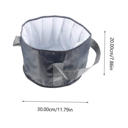 Healeved 1-Piece Foldable Outdoor Bathing Bucket for Travel and Footbaths