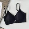 Underwear Women's Bra Deep V Seamless Bra Simple Push-Up Bra  Female