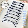 8pcs Simple and Fashionable Unframed Reading Glasses for Men and Women Ultra-lightweight and Anti-blue Light Combination Pack