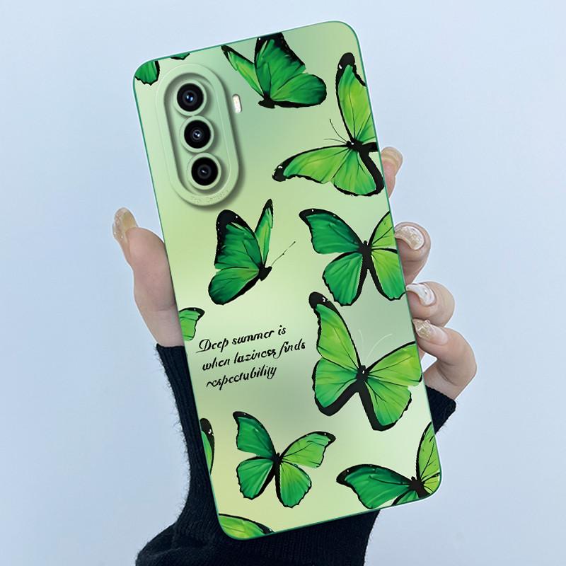 For Huawei Nova Y70 Plus Phone Case Fashion Simplicity flower Soft Matte Silicone Shell For Huawei Nova Y71 Y70 Y 70+ Back Cover
