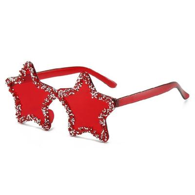 Glitzernde Brillenfassung für Shows und den täglichen Gebrauch Dekorative Kostümbrille Modeaccessoires