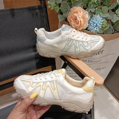 Mesh ademende sneakers dames 2025 zomer nieuw Forrest Gump schoenen retro veelzijdig Duitse training outdoor vrije tijd bergbeklimmen hardlopen