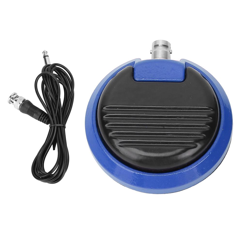 Round Tattoo Foot Pedal Switch Portable Tattoo Machine Foot Switch Controller AccessoryBlue