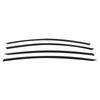 4pcs Window Visor Vent Sun Rain Shade Deflector Black Color Fits for Tesla Model 3 2018+