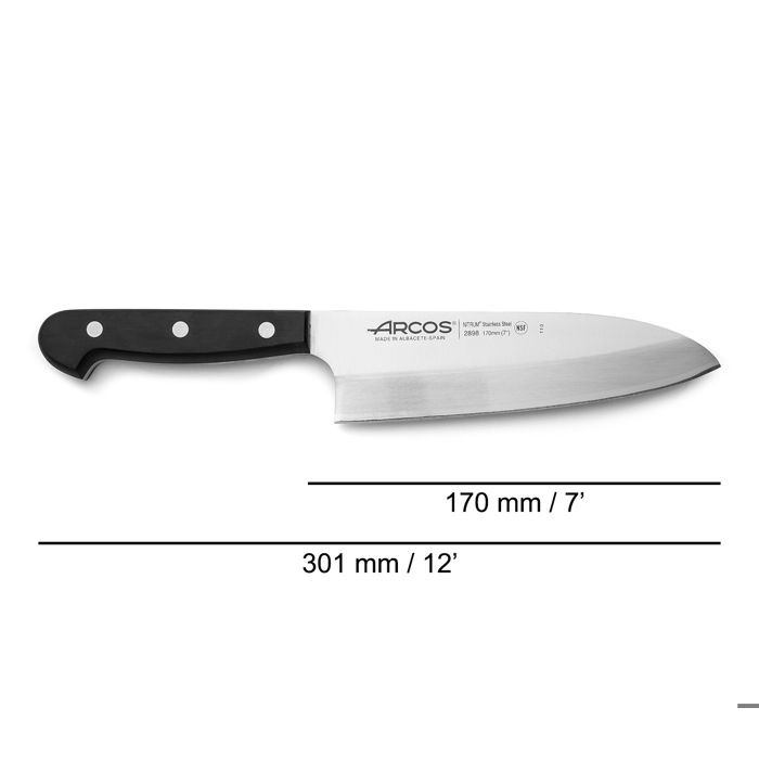 Couteau Japonais De Cuisine Deba Universel Lame 170 Mm