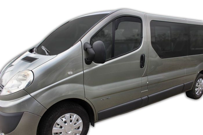 Déflecteurs D'air - SCOUTT - Nissan Primastar/Vivaro 2001-2014 - Fumé - Acrylique Renforcé - Installation Facile