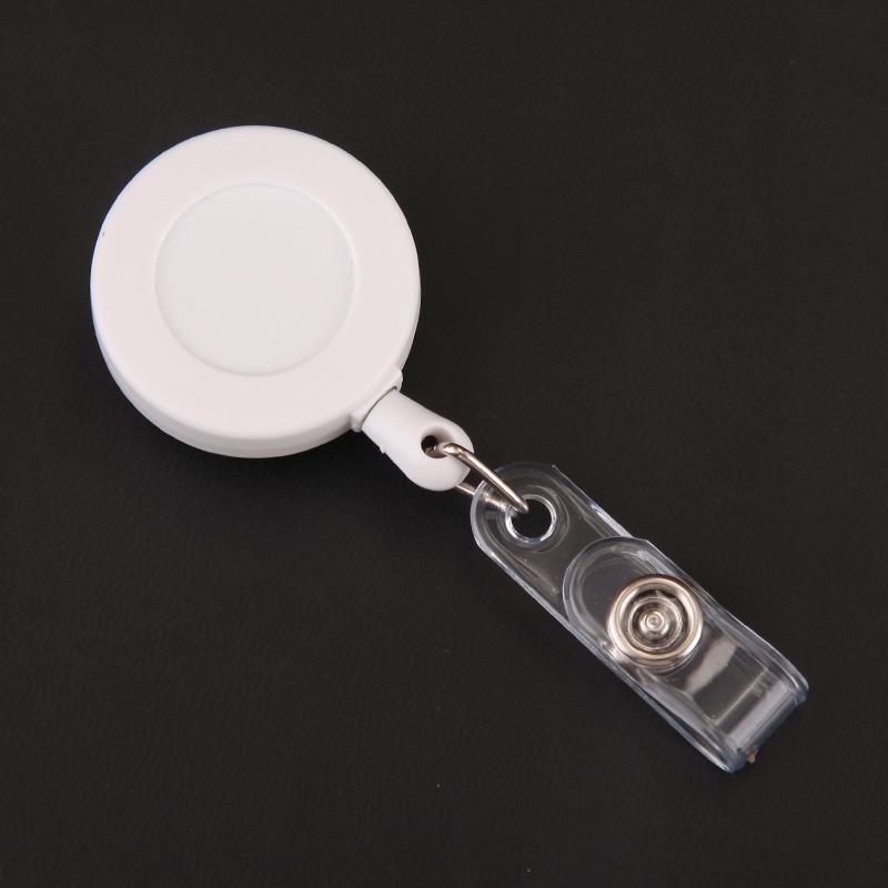 1pc Credential Pass Badges Doctor Id Nurse Retractable Id Badge Reel Plastic Badges Badge Clip Nurse Accessories