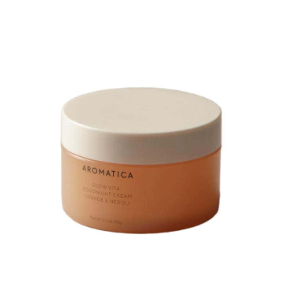 AROMATICA Glow Vita Good Night Cream Orange & Neroli 90g Brightening Moisturizer Tone-up Night Cream