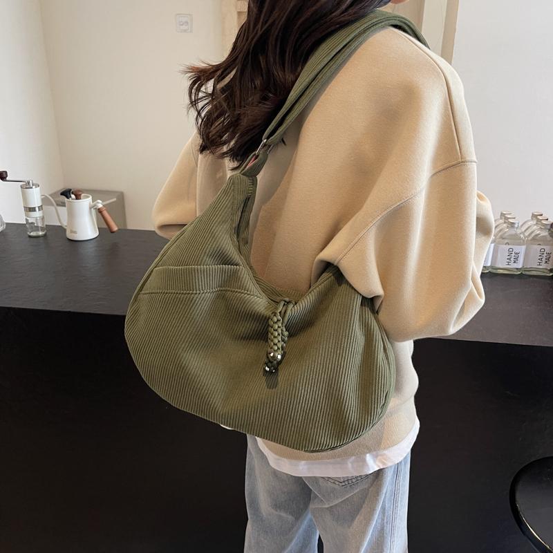 Сумка хобо женская сумка через плечо большая вместительная сумка для поездок на работу — фото 15