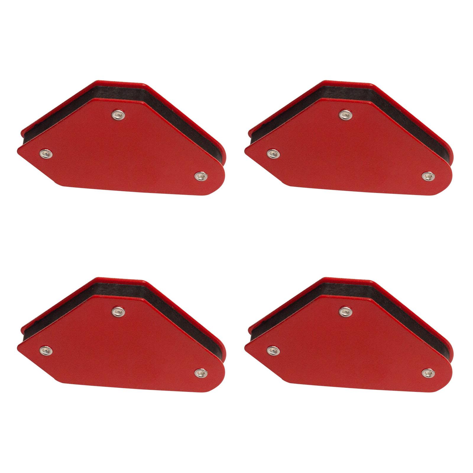 

Набор из 4 шт. магнитных держателей для сварки, многоугольные магнитные сварочные зажимы для надежной фиксации под углами 45/90/135 градусов