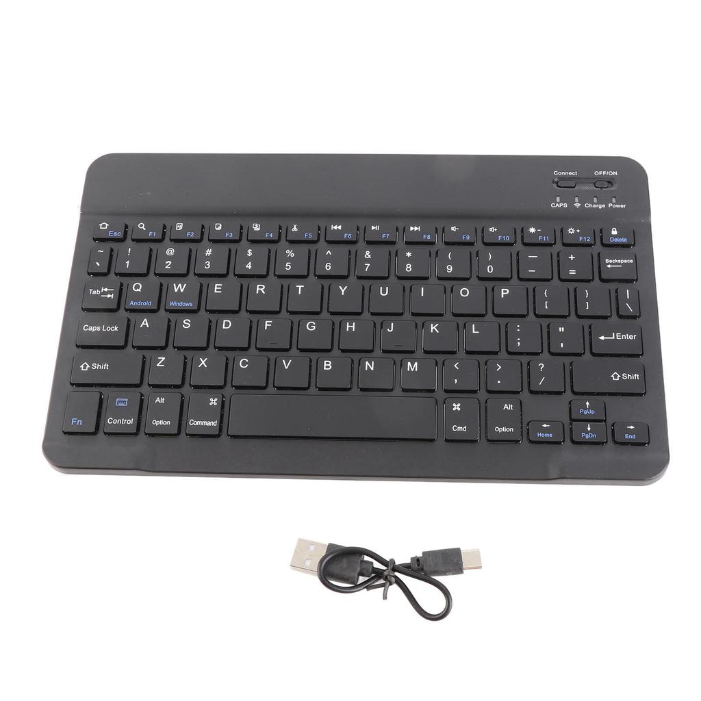 Wireless Keyboard 78 Key Slim Ergonomic Scissor Structure Rechargeable Portable Keyboard for Phone