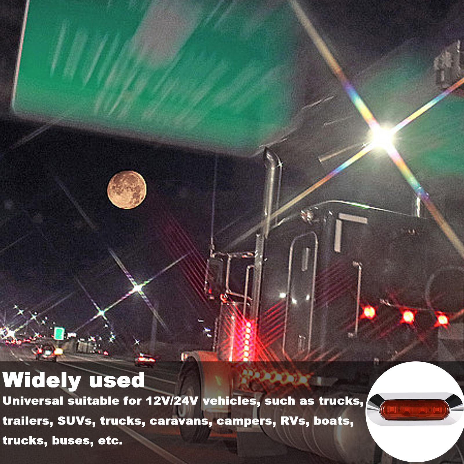 Car Side Indicator Light 4 LED LED Trailer Lights Ip67 Waterproof LED Side Marker 12/24v Turn Signal Lights LED Trailer Lights синий