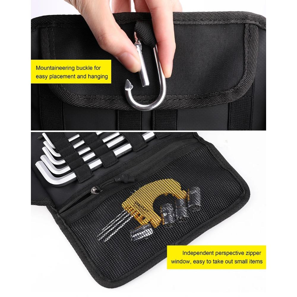 Borsa per attrezzi per moto Borse laterali per motore portatili Borsa per attrezzi laterali Borsa per riparazione da viaggio all'aperto